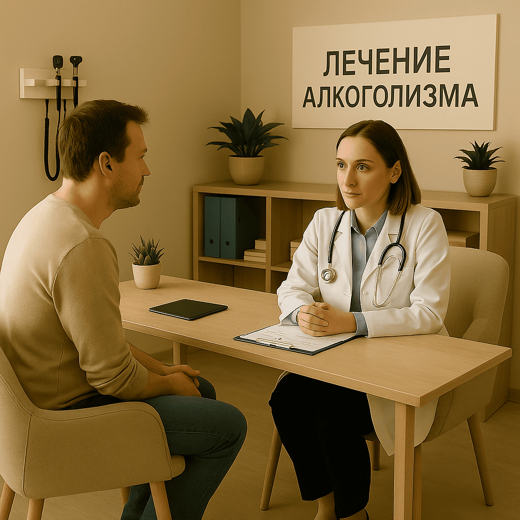 Консультация врача с пациентом